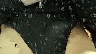 Curvy tall teen Elza Kom in sexy nylon uses dildo with braces and heels