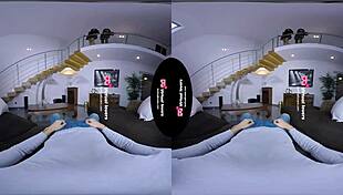 two shemale bitches in lingerie and stockings fought over a big cock for bareback group sex.