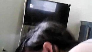 White girl performs deepthroat on big black cock in intense interracial session with Pleasure Unleashed focus.