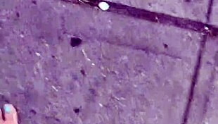 Dirty Calloused Barefoot Soles of Amateur Fetish Model in Feet Worship Scene