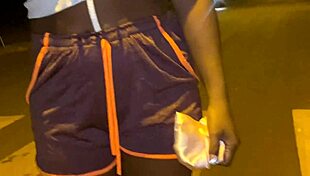 I Met the Neighbor Outdoors and Asked Her to Show Her Backside