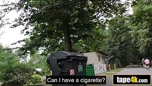 hot brunette girlfriend becomes slut for cash with asshole boyfriend watching?