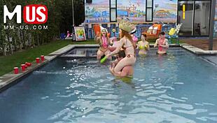 Jerkaoke Summertime Orgy Featuring Madison Morgan And More