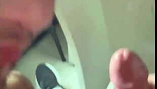 Huge monster cock humiliates young girl in gym bathroom with dirty talk