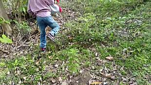 Old Man And Stepdaughter In Jungle