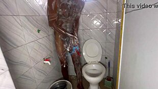 I-I got a big cock in the shower, it's huge!