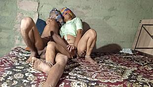 Watch this hot indian desi step brother in law fuck his sister in law! Pantyhose and costumes in the bathroom!