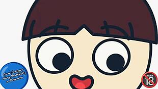 in the bedroom, this plump woman lets strangers suck her saggy tits and orgasms from it