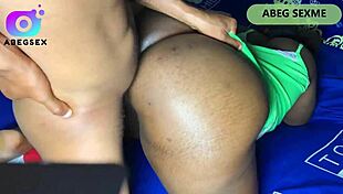 Nigerian Big Ass Beauty Shakes Booty For Hardcore Doggystyle Fuck In Uncensored Action