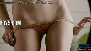 Katrine Pirs teams with Playboy for softcore shoot