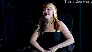 Bold blonde Middy faces anxiety in public POV, scared by black man's ass and doll fetish domination