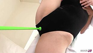 cute japanese teen 18+ in swimsuit seduce to double creampie mmf 3some fuck