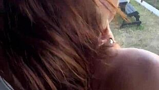 Big Tits Babe Can't Wait, Gets Monster Cock in Mouth and Pussy POV