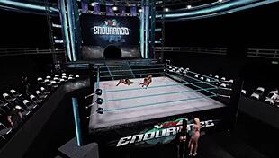 Virtual pro wrestling presents a bikini contest where skilled competitors engage in wrestling matches, showcasing their prowess in a competitive game