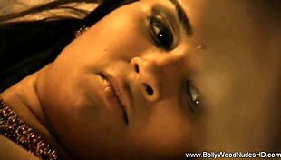 Teasing indian babe rips clothes in sensual exotic scene