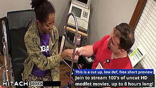 Doctor Tampa gives freshman Lotus Lain mandatory Hitachi orgasm in hospital