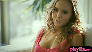 blonde teen intensely fingers her pussy for first time on cam