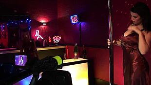 Watch the double penetration orgy at the night club with moaning sluts?