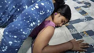 Sister-In-Law Wears Tight Saree While Naughty Devar Watches