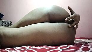 caught my friend jerking off his huge dick, so i helped with my big tits