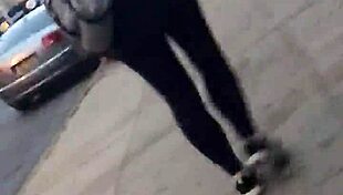i caught a short girl with a big ass on hidden camera, candid shot