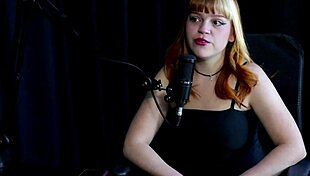 Bold blonde Middy faces anxiety in public POV, scared by black man's ass and doll fetish domination