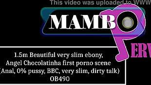 Wow, slim ebony teen Chocolatinha takes huge BBC in first anal scene!