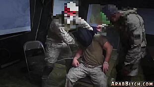 Hot Teen 18+ Caught Sneaking in the Base