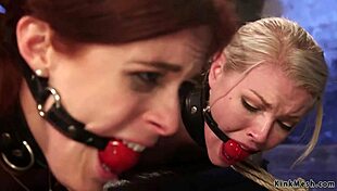 Lesbians Spanked and Anal Fucked