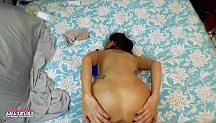 inked milf shelly sucks cock and gets pounded 😍