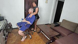 mother in law shows stepson sex toys dildo blowjob monster cock better than video games