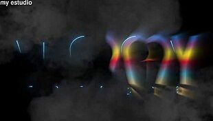 gabily castro takes three big cocks