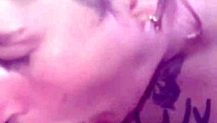 This amateur ebony chick bends over for a hot doggystyle pounding, ending with a messy cumshot facial on her big natural tits.