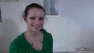 Czech sweetie tempted in mall then undressed with clothes ripped. She gets assfucked hard in pov reality shop scene