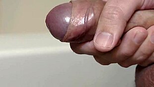 Watch my cock cum in slow motion, does it look delicious to you?