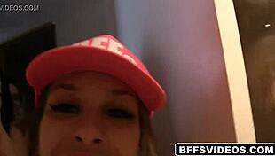 Hot Teen Feels Excited Sharing Cum With Friend On Spring Break.