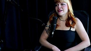 Bold blonde Middy faces anxiety in public POV, scared by black man's ass and doll fetish domination