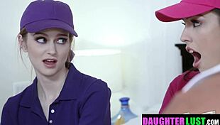 Daddies Drop Shorts! Girls Stare At Cocks Hungrily!