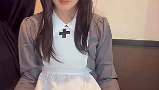 Beautiful Japanese Ladyboy Crossdresses And Masturbates Quietly