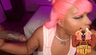 Ebony Slut Mollie Anal Creampie & Dp