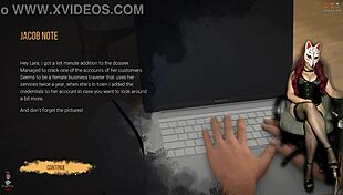 lara croft adventures ep 17 in black bikini cosplay with big tits outdoors 😍