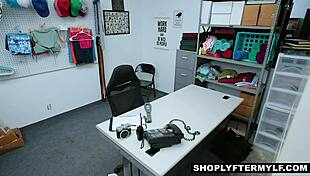 Sarah Vandella Caught Stealing In The Shop. Bent Over For Rough Doggystyle Fucking On Hidden Cam.