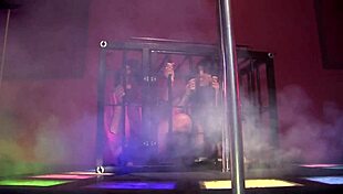 european kinky groupsex orgy with bound pussy and rough costumes