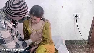 Indian wife enjoys intimate moment