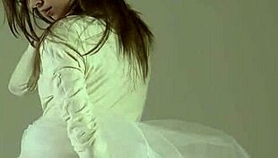 Blonde Gymnast Flexes Acrobatically