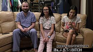 stepsisters aria nicole in nurse pov behind the scenes.