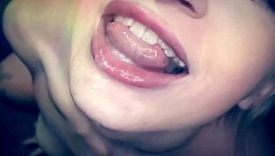 Redhead Enjoys Sucking And Slurping On Dicks At The Gloryhole