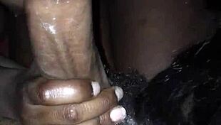 Watch this young black teen deepthroat and spit on that sloppy head!
