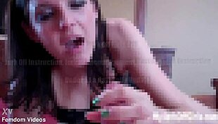 Leyla giving jerk off instructions for busting a nut