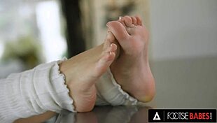 perfect blonde candee licious gets ass fucked and footjob fetish